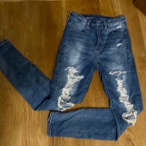 American Eagle stretch curvy super hi-rise jeggings